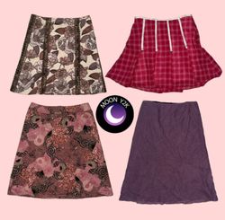 Jupes d'été rose joli Y2k (M-1115)