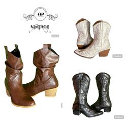 Op vintage 152 Best Quality Botas Altas para Mujer..