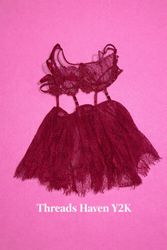 TH # 19 Y2K Sixy Sheer Net Top | Aesthetic Clubwea..