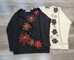 3570 - Suéter estilo bordado