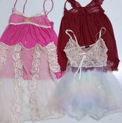 Y2k Net Cami top 12Pcs (RV # 225)