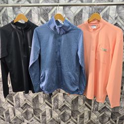 AV-0884 Columbia chaquetas con cremallera 1/4