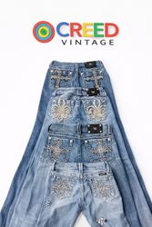 CR6413 Vintage Miss Me Flare Jeans