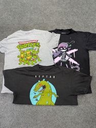 CRZ1765 Cartoon Print T-Shirts