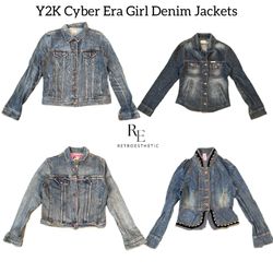 Y2K Cyber Era Girl Denim Jackets RE-2760