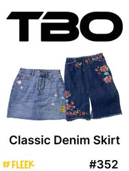 Saia de Jeans Clássica   #352