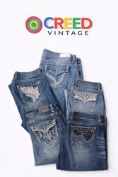CR6426 Y2K Flare / Straight Jeans