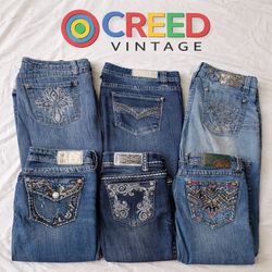 CR6431 Y2K Flare / Straight Jeans