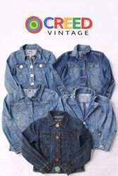 CR6439 Y2K Damen-Jeansjacken