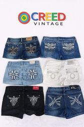 CR6444 Y2K Upcycle Shorts