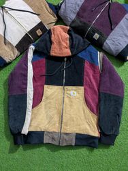 Upcycle Carhartt corduroy Hoodie jacket