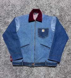 Upcycled Carhartt Denim Corduroy Jackets