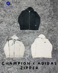 Champion & Adidas Sweat à capuche zippé - EVM0784