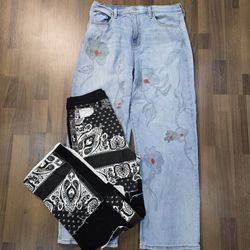 AV-0904 Unbranded Baggy Jeans