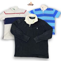 VPX1196 Vintage Ralph Lauren & Mix Brand Rugby Shi..