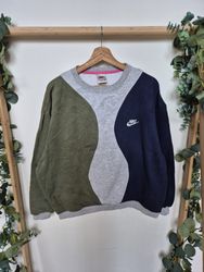 アップサイクル Nike 3パネルジャンパー