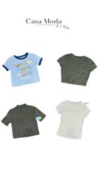 Y2K Basic Crop Baby Tees 0602262