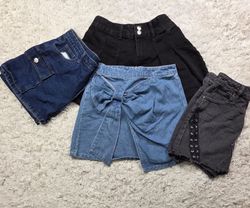 jupes en denim mini fashion