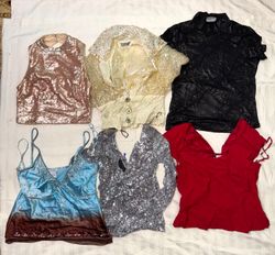 Y2K Sparkle Collection - Peak 2000s Party Tops