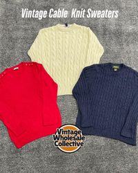 Vintage Kabelstrickpullover - (08/02)