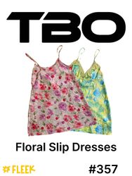Floral Slip Dresses        #357