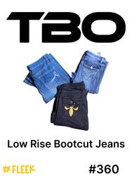 Low Rise Bootcut Jeans      #360