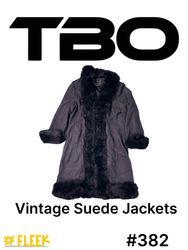 Vintage-Suede-Jacke #382