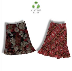 Y2K Poly Long Skirts