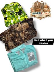 90s/Y2K Style Sheer & Embellished Tops Mix