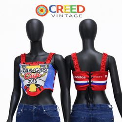 CR1273 Upcycled Crop Top