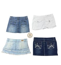 Y2K Denim Mini Skirts At 494
