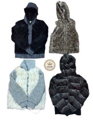 Y2K Fur cropped coat 10 pcs At 495