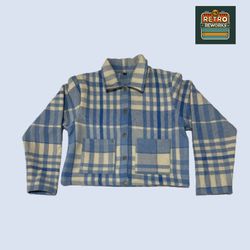 Upcycled Wool Blanket Jacket