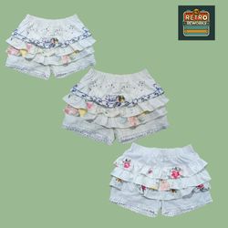 Upcycled Linen Bloomer Shorts