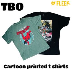 Cartoon printed T shirts