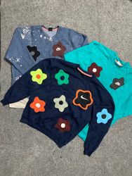 Upcycle Nike Flower Jumpers