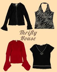 Alt Girl Red & Black Y2k Tops(TH/201)