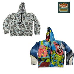 Upcycled Fleece Zip Through Hoodie