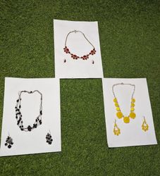 (FV-913) Halskette Sets mit Ohrringen – Trendiges ..