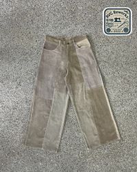 Upcycled Panelled Corduroy Trousers