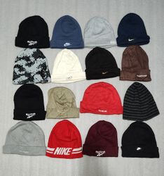 Nike and Reebok Beanies