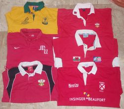 Mix vintage club rugby shirts bundle 41