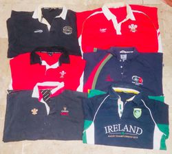 Mix vintage club rugby shirts bundle 42