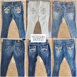 Bootcut Ladies Embroidery Jean Pant