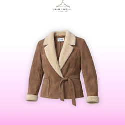 Suede Shearling Jackets/Coat