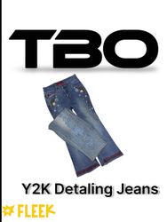 Jeans di dettaglio Y2k