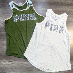 3662 - Pink, Victoria's secret pink Muscle Tank .