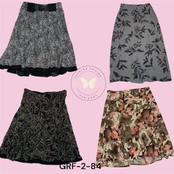 Women’s Poly Printed Skirt – Lightweight & Comfort..