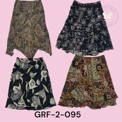 Printed Poly Skirt for Women – Casual Everyday Wea..
