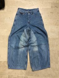 Upcycled LLW In-Seam Wide Leg Jeans - Moq 15